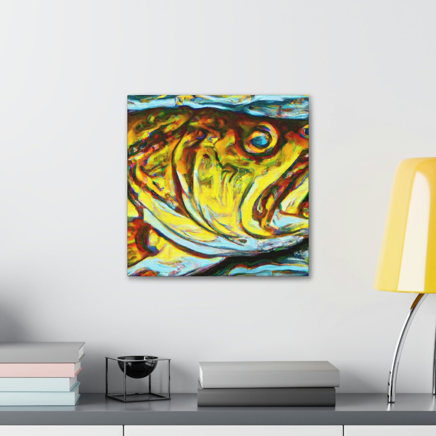 Walleye Splendor Rising - Canvas