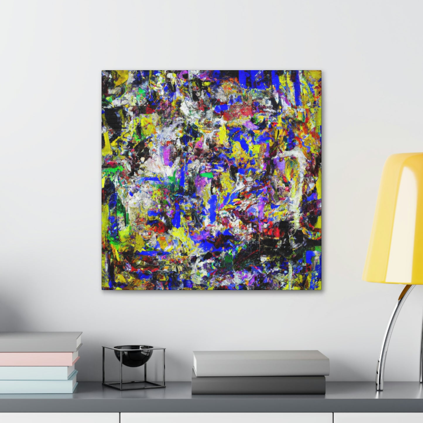 "Turbulent Cobalt Sky" - Canvas