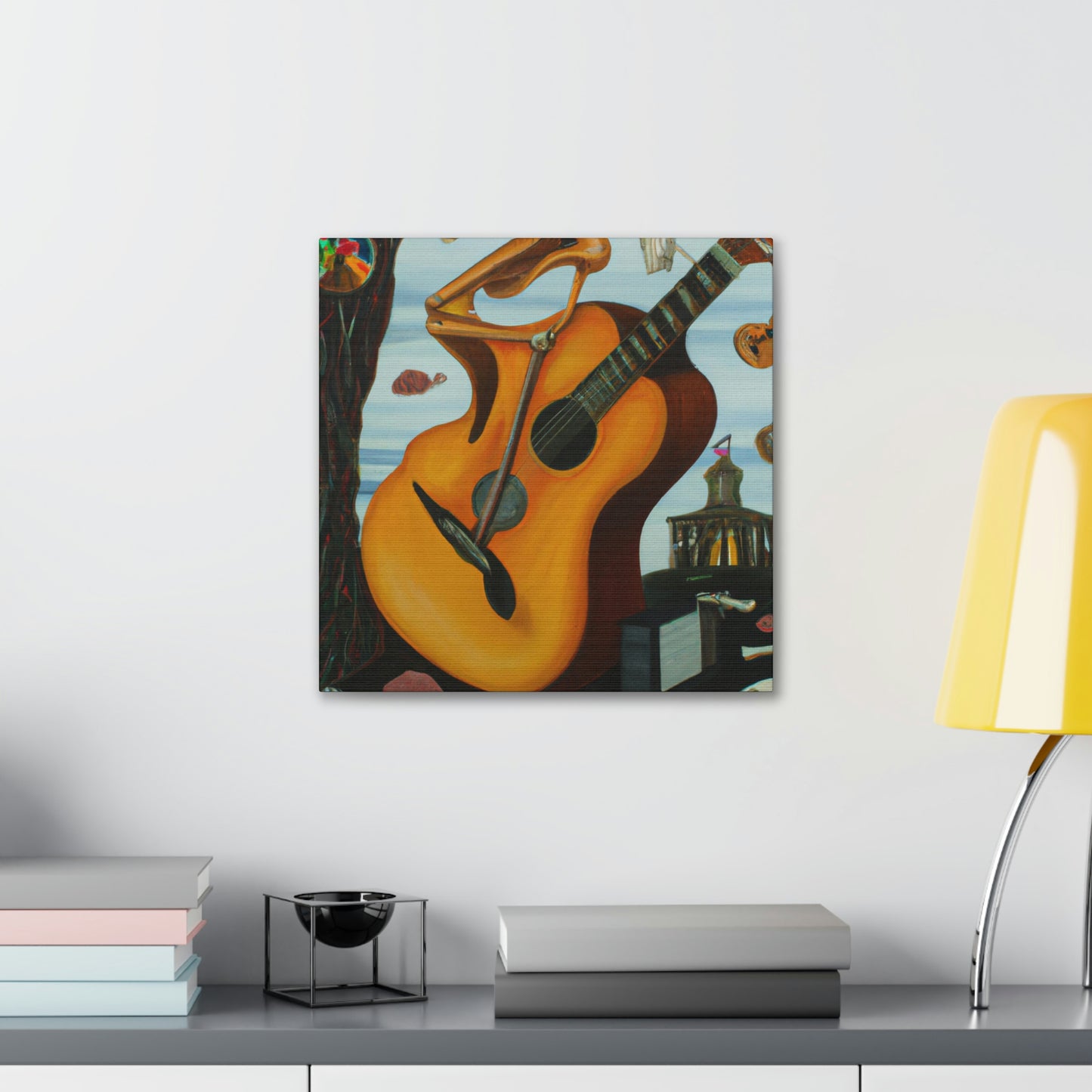 "Guitar in a Dreamscape" - Canvas