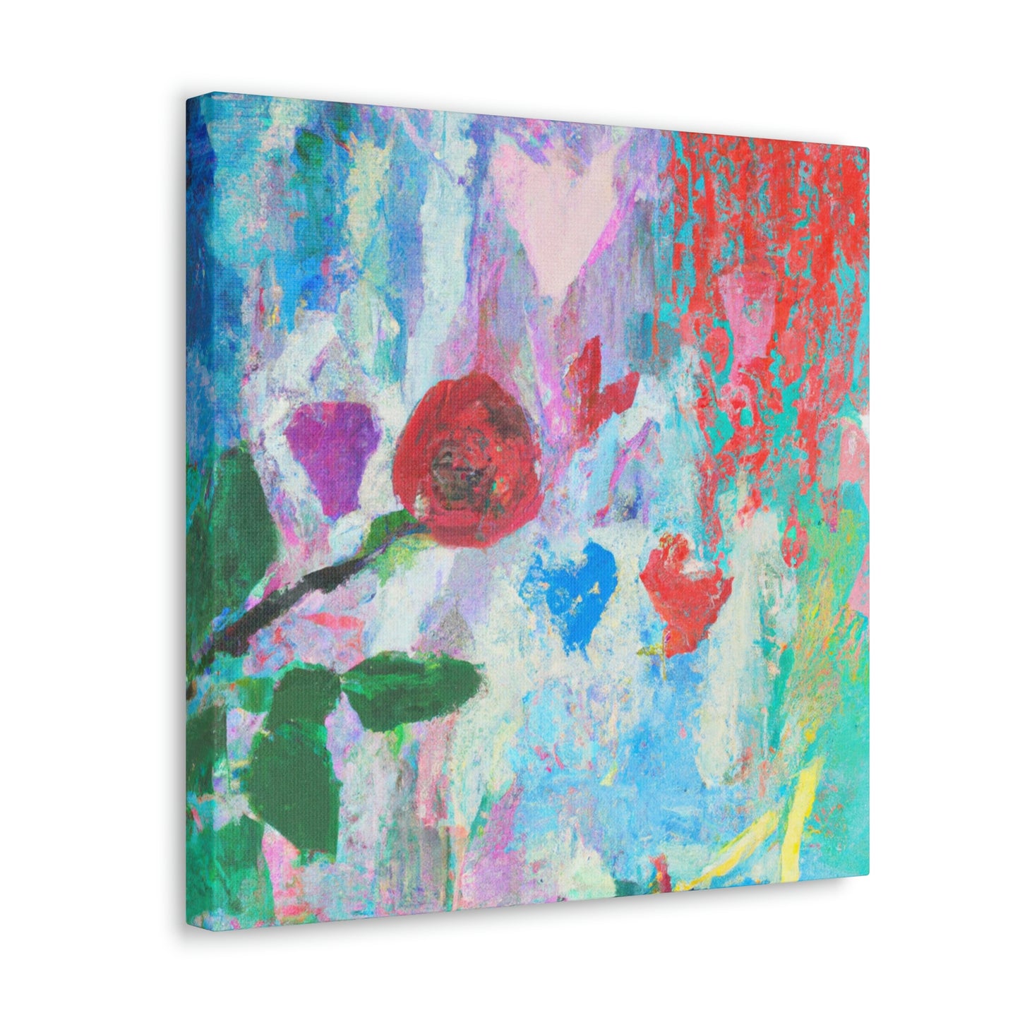 "Love Bouquet Abloom" - Canvas