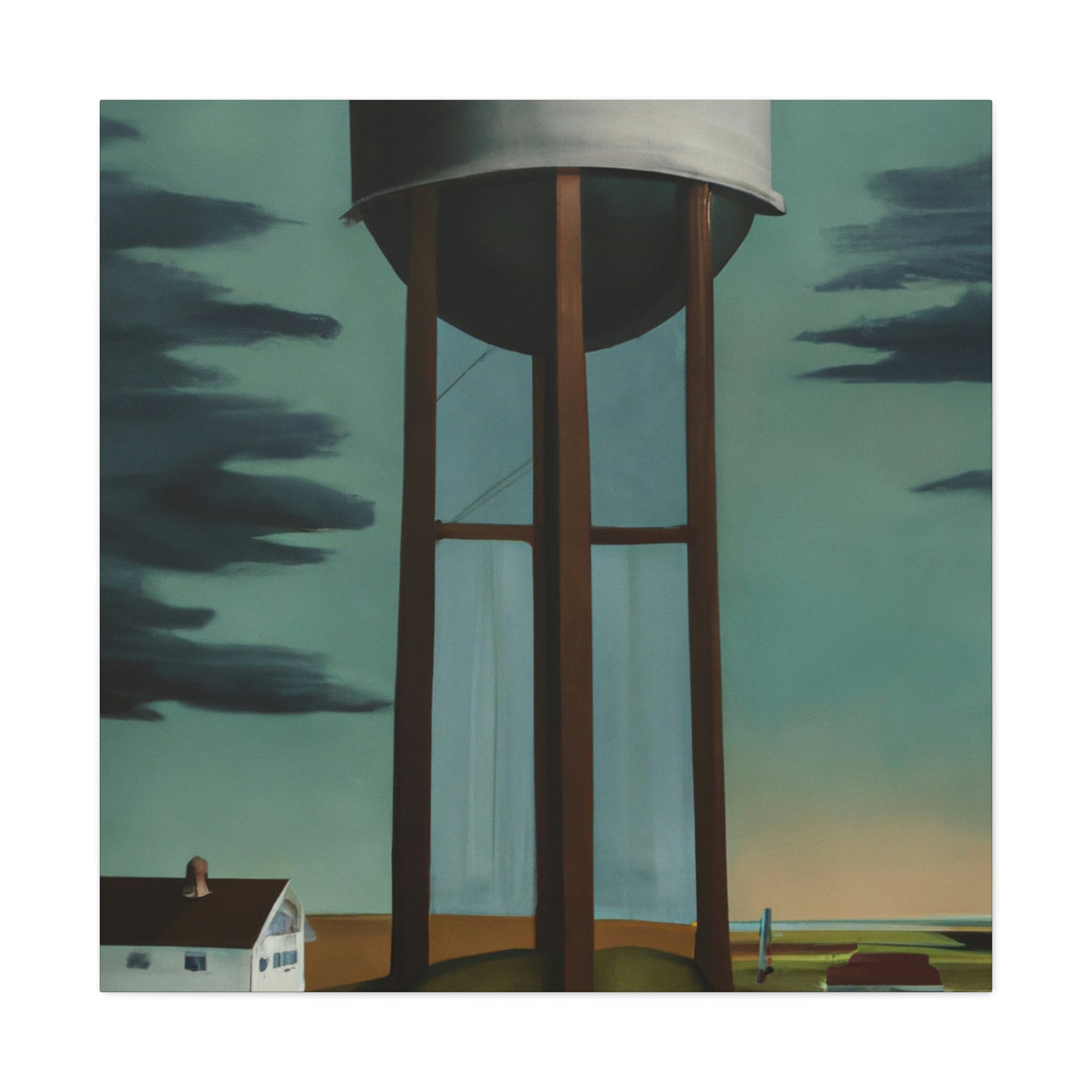 "Towering Water Surrealism" - Canvas