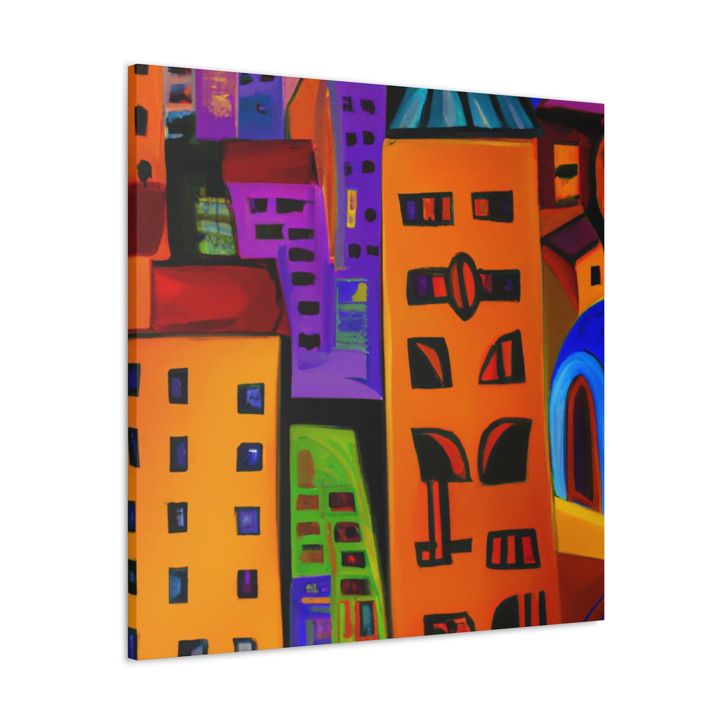 "Deco Dream Fauvist" - Canvas