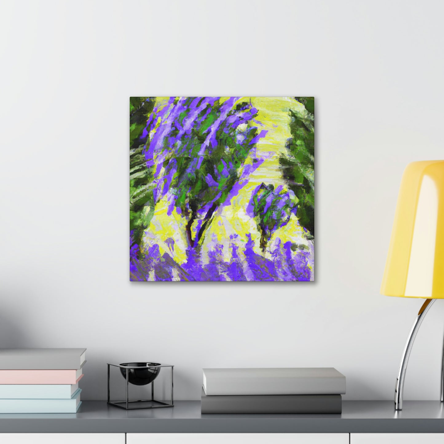 "Lavender's Abstractionist Hues" - Canvas