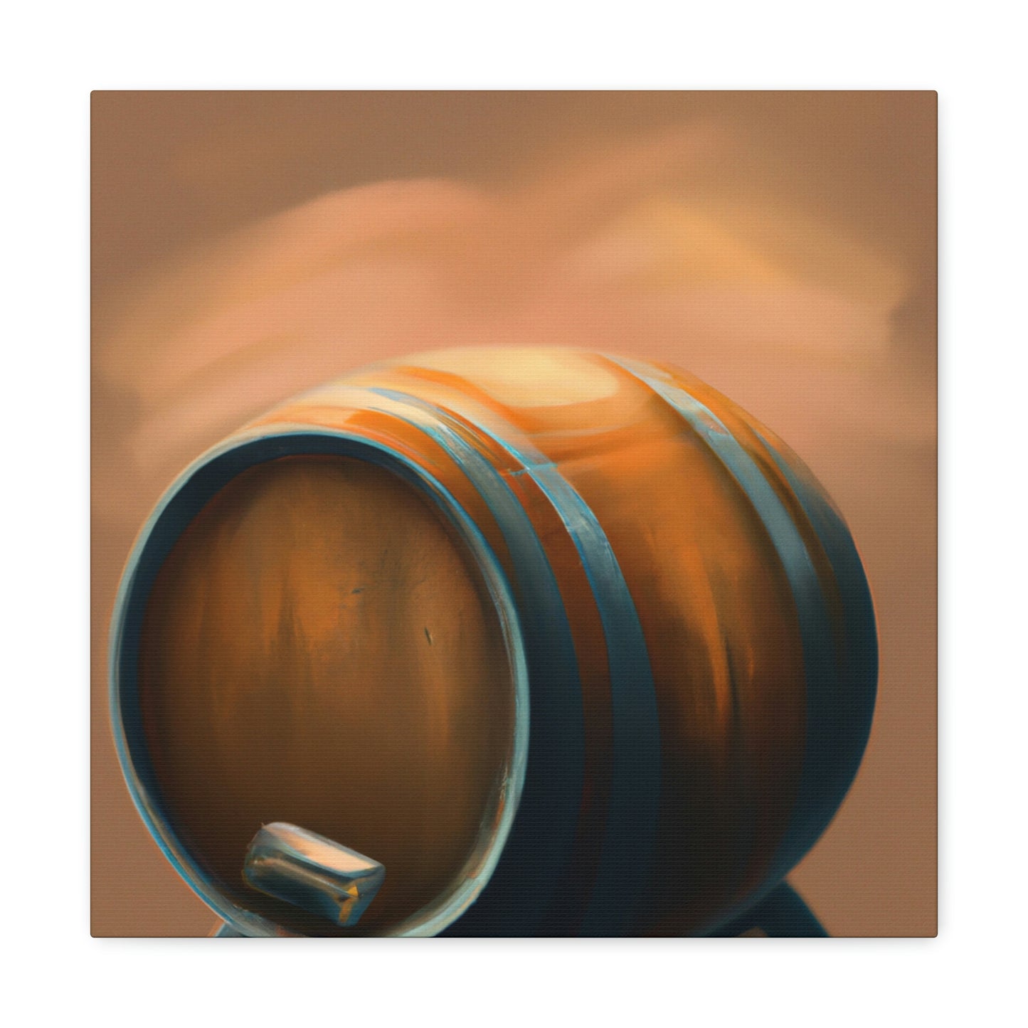 "Whiskey Barrel Ode" - Canvas