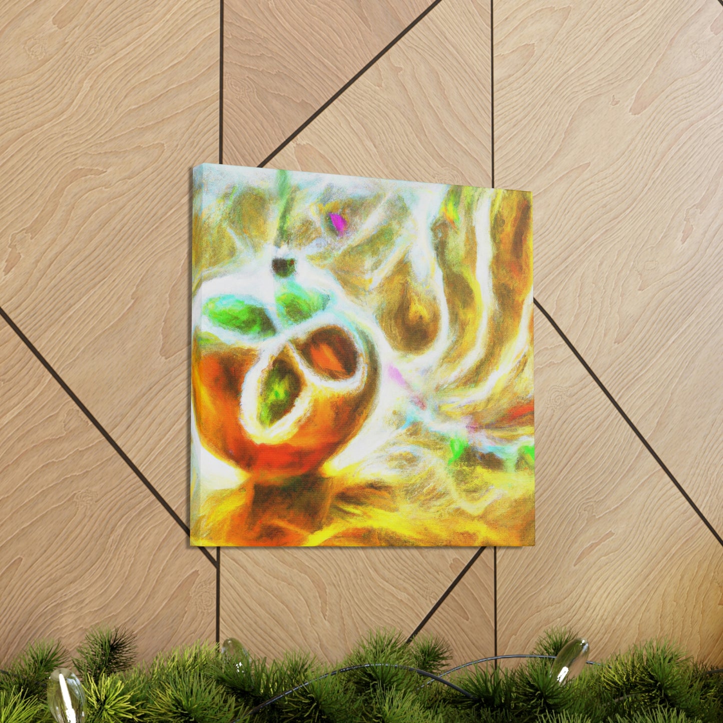 Festive Christmas Ornaments - Canvas