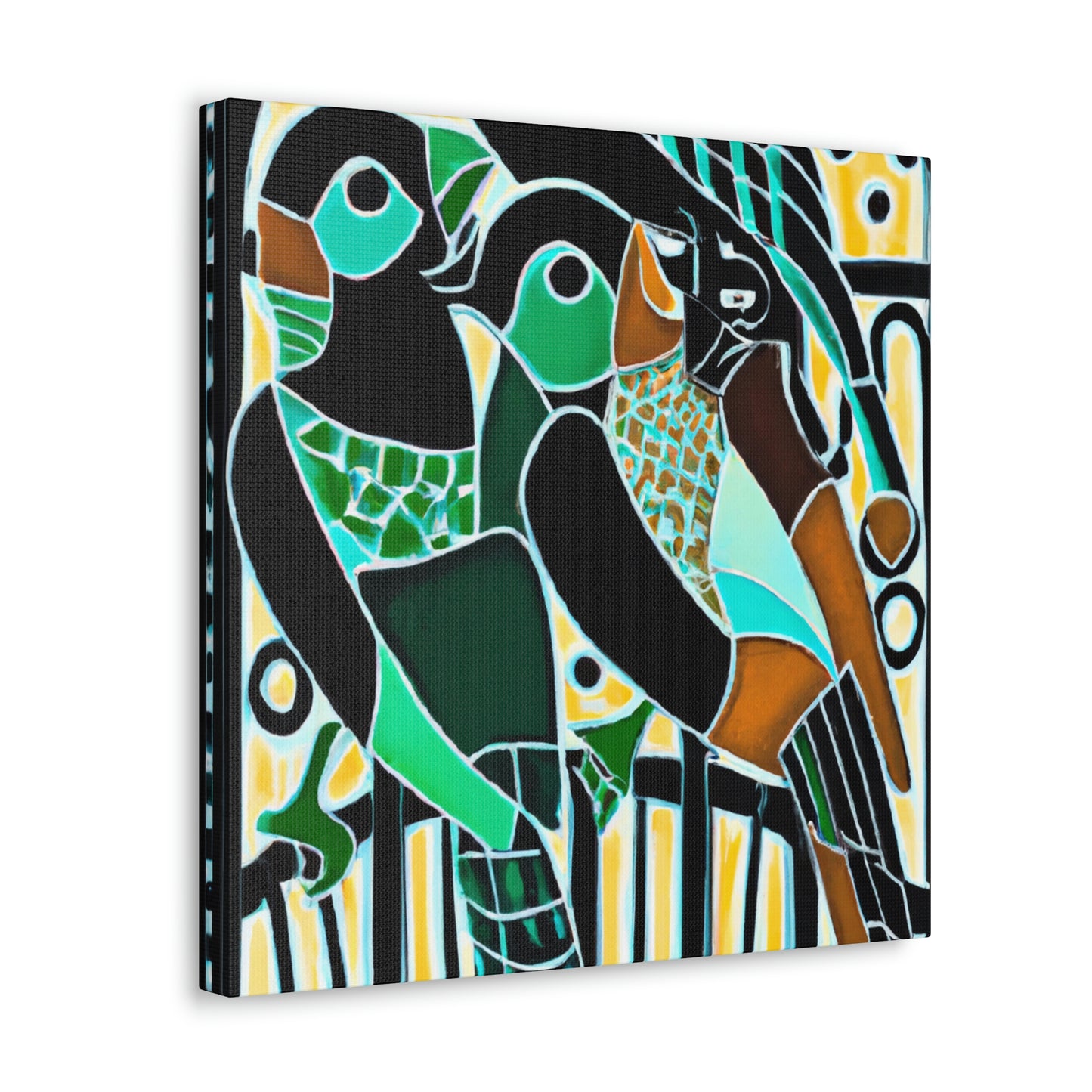 "Birds of the Jazz Age" - Canvas