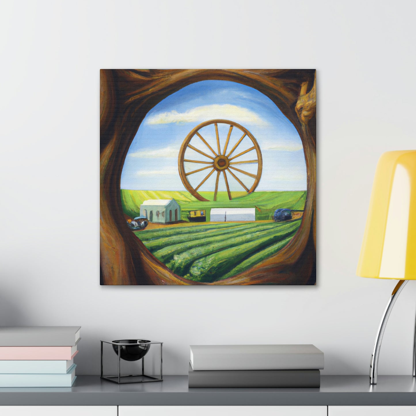 Revolutionary Wagon Wheel - Canvas