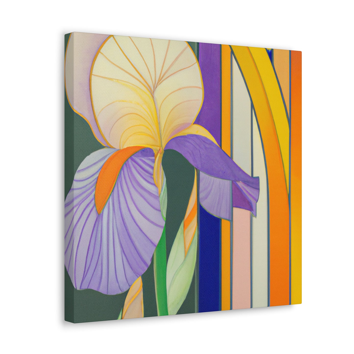 "Indomitable Iris Radiance" - Canvas