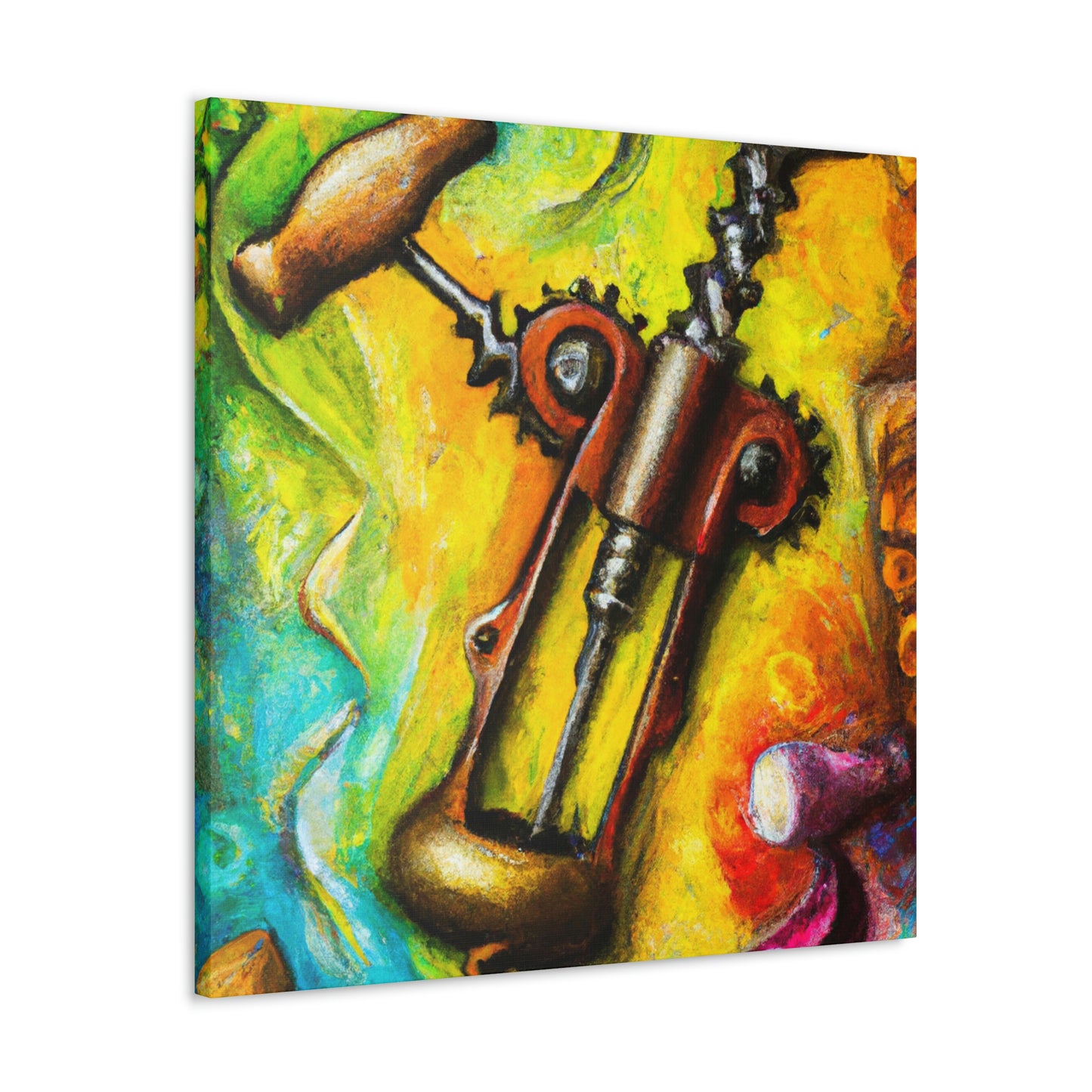 "Corkscrew of Steampunk". - Canvas