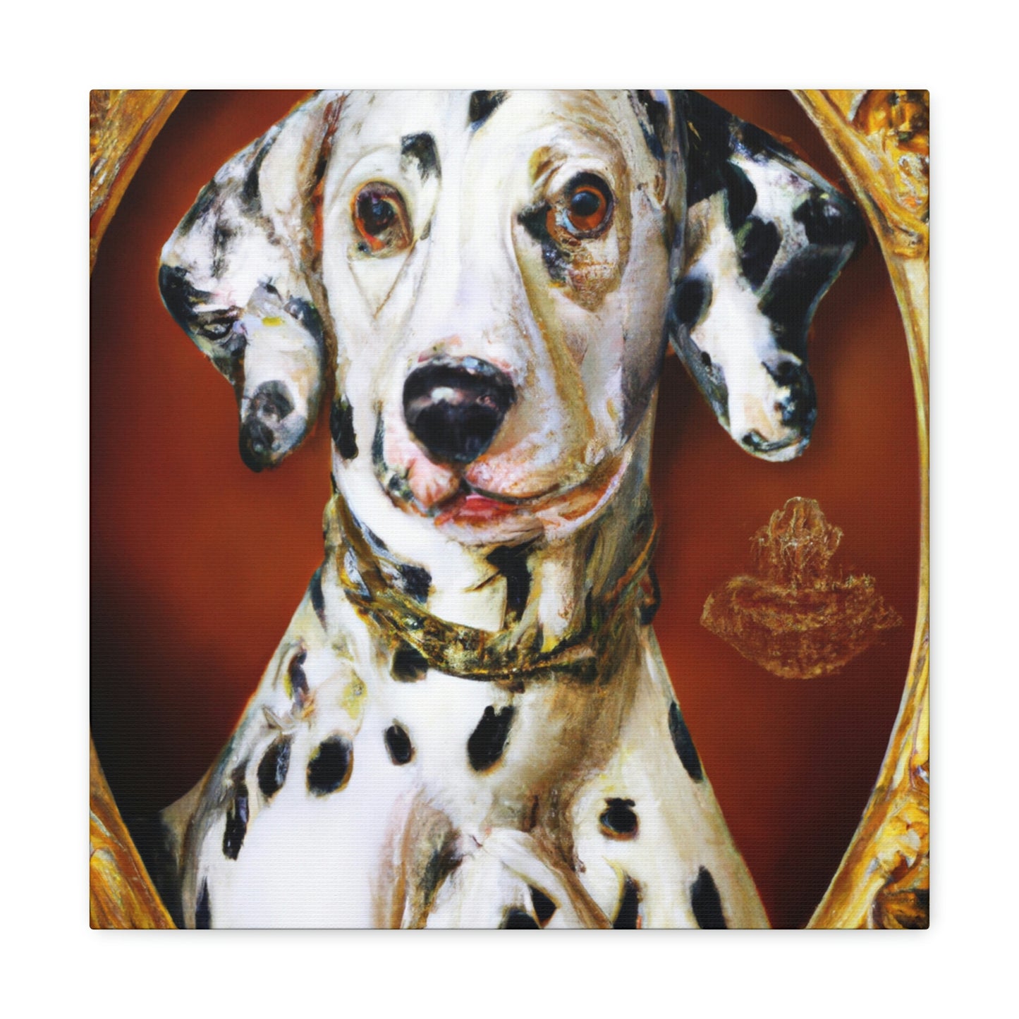 Dalmatian in Rococo - Canvas