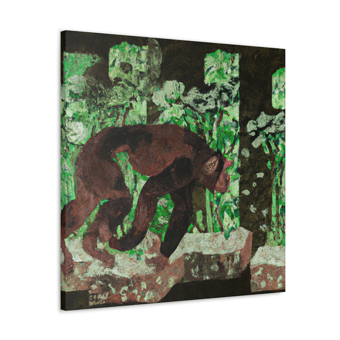 Chimpanzee Art Deco - Canvas