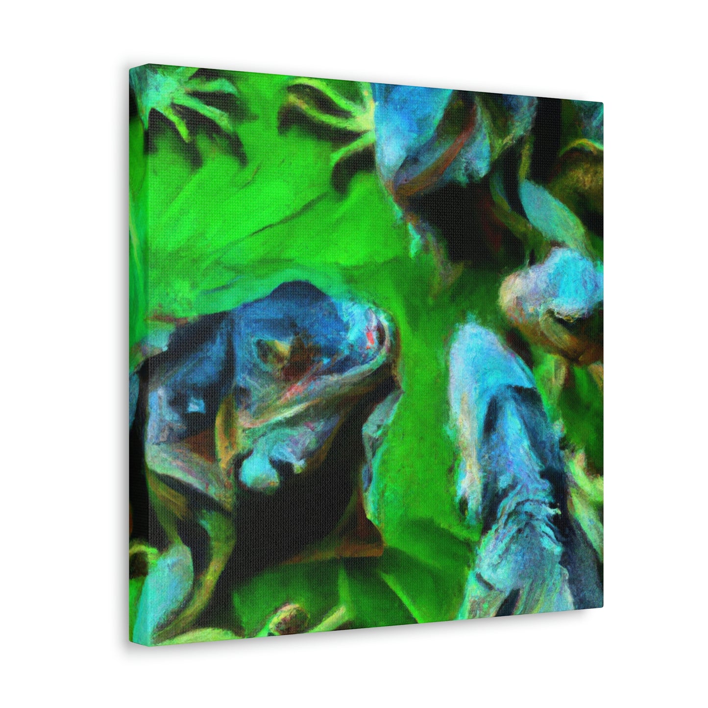 Iguanas in Impressionism - Canvas