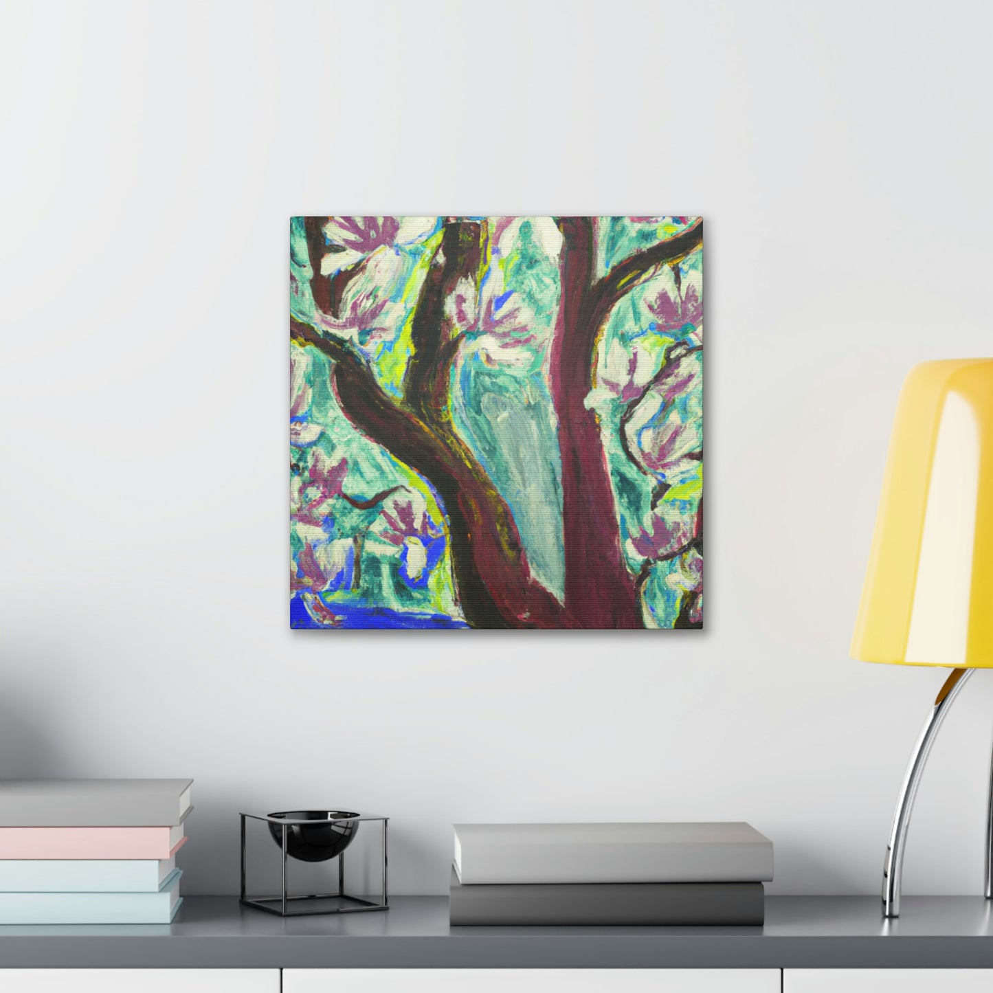 "Magnolia Through Expressionism" - Canvas