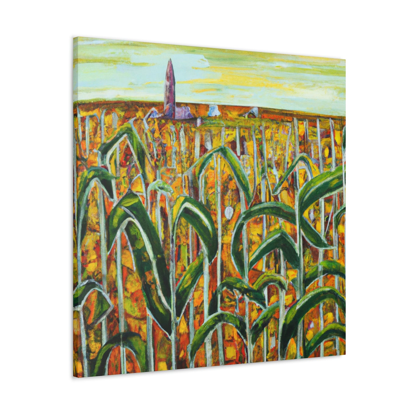 "Corn Field in Surrealism" - Canvas