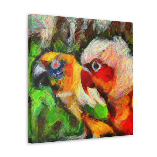 "Birds In Flight Impression" - Canvas