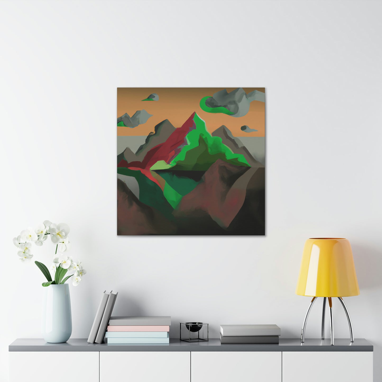 Mountain Fjords Dreaming - Canvas