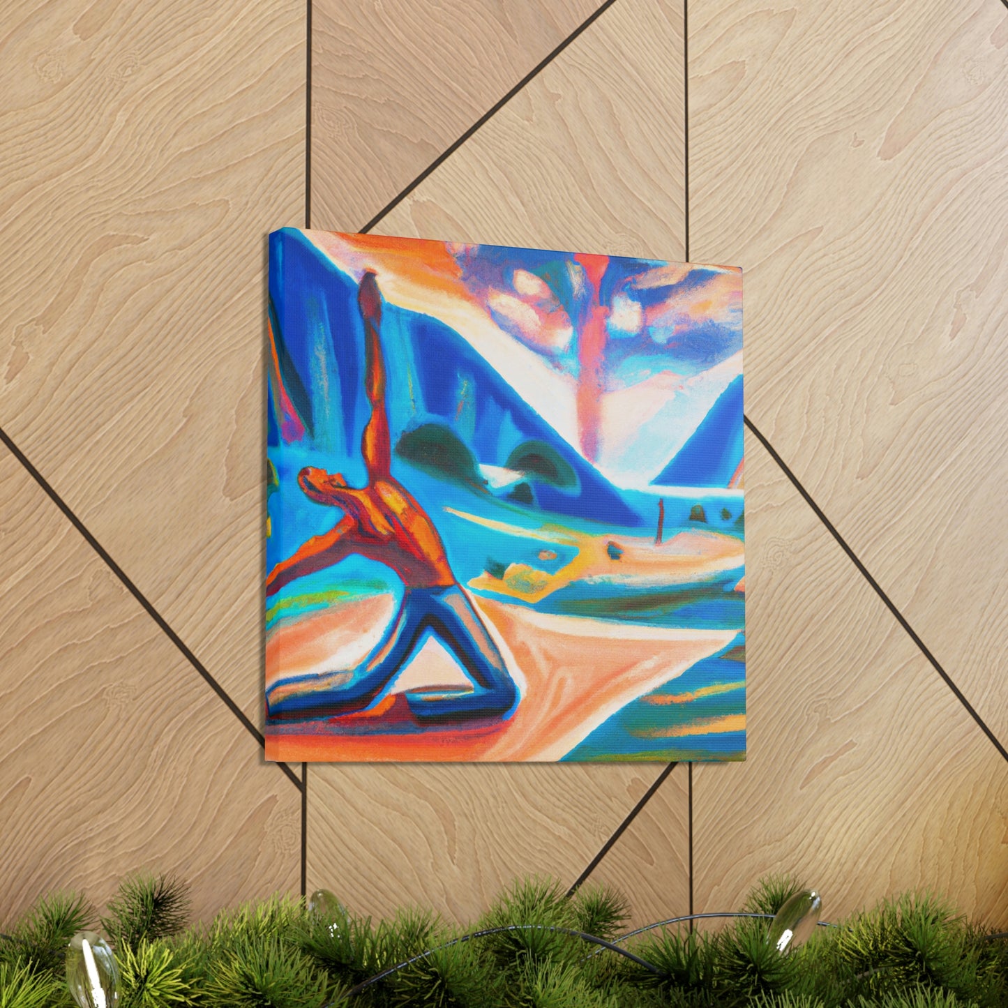 "Yoga at Sunrise" - Canvas