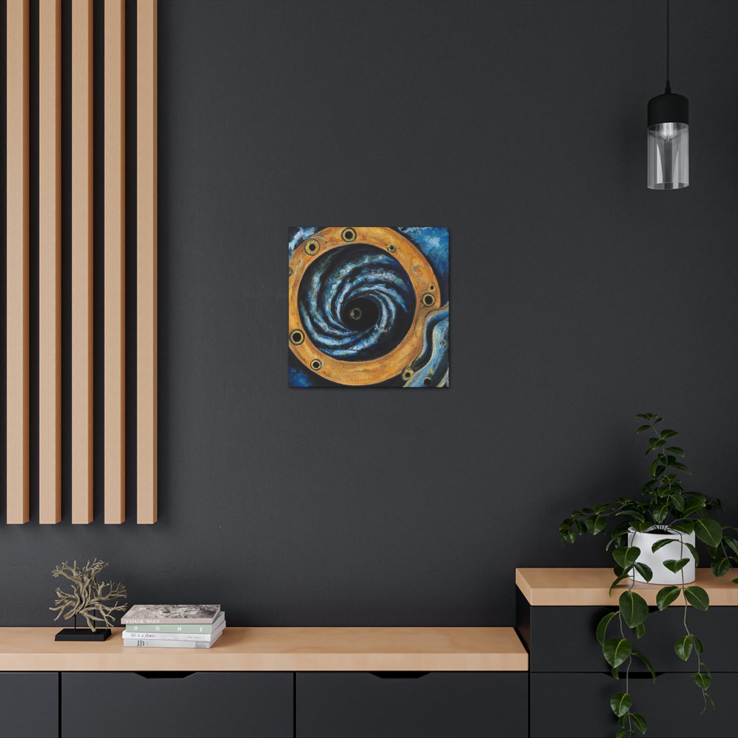 "Black Hole Splendor Awaits" - Canvas