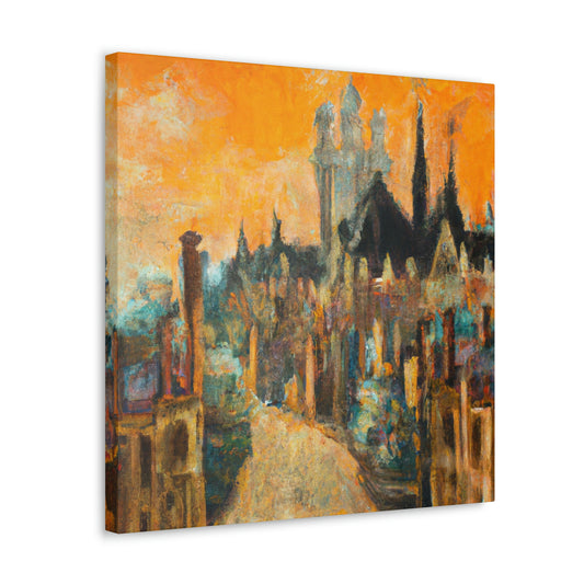 Gothic Horror Abstraction - Canvas