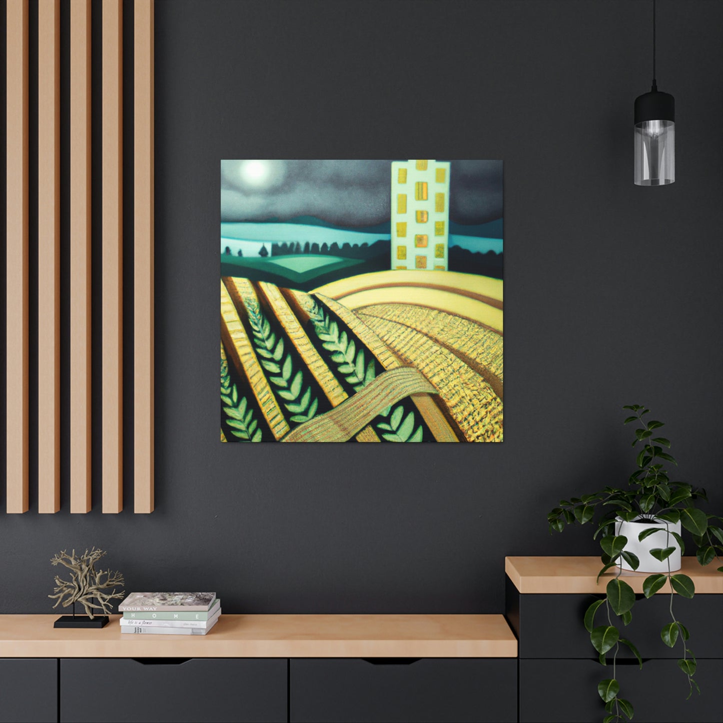 "Tranquil Wheat Harvest" - Canvas