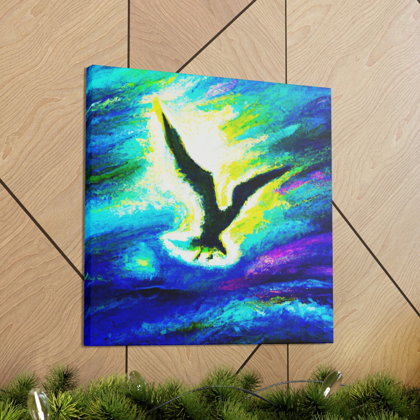 Seagull in Flight - Canvas