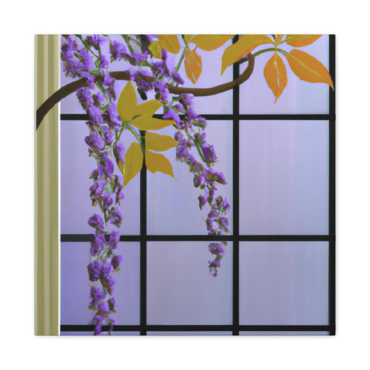 "Weeping Wisteria Bliss" - Canvas