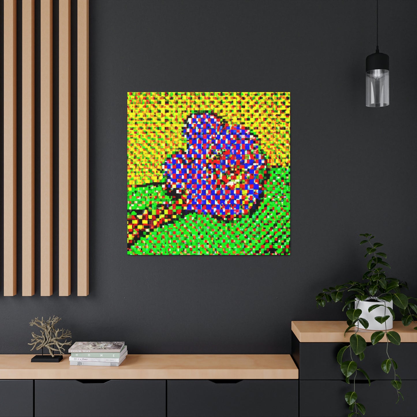 Pop Art Pointillism. - Canvas