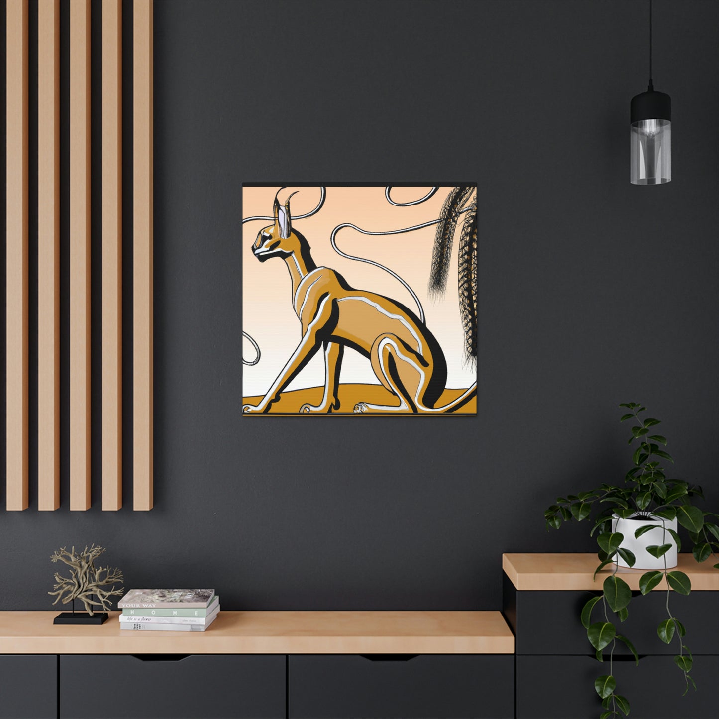 "Caracal Majestic Majesty" - Canvas