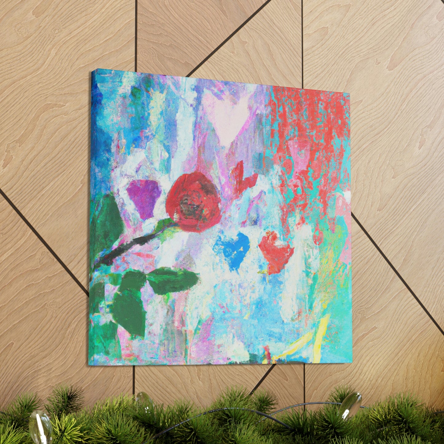 "Love Bouquet Abloom" - Canvas