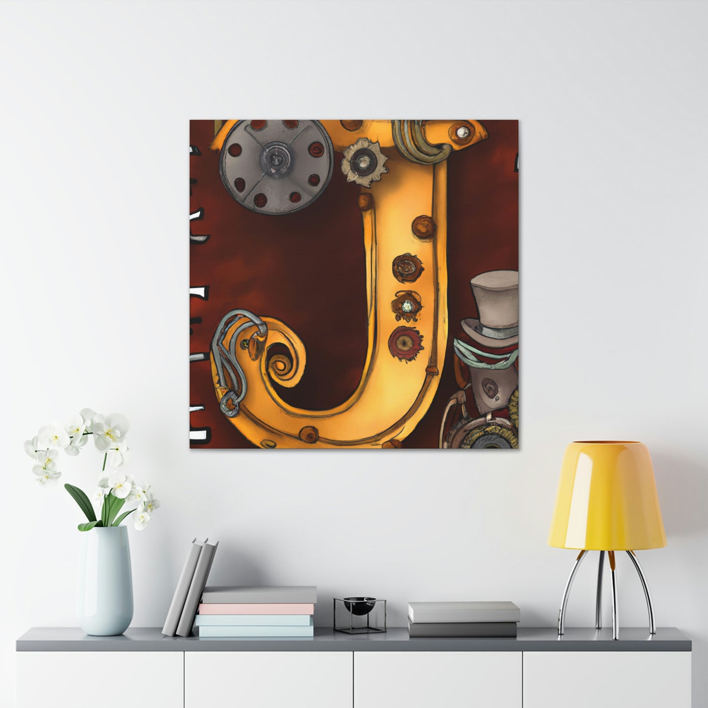 "Mechanical Clockwork Dreaming" - Canvas