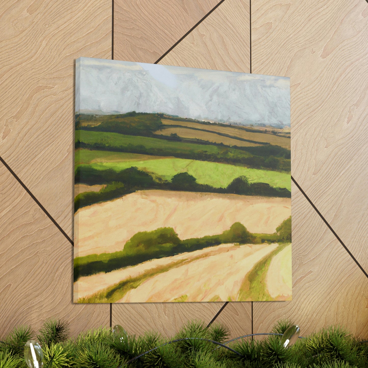 Harvesting the Fields - Canvas