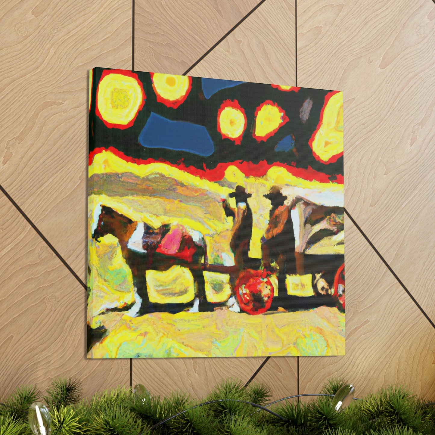 "Chuck Wagon Adventure" - Canvas