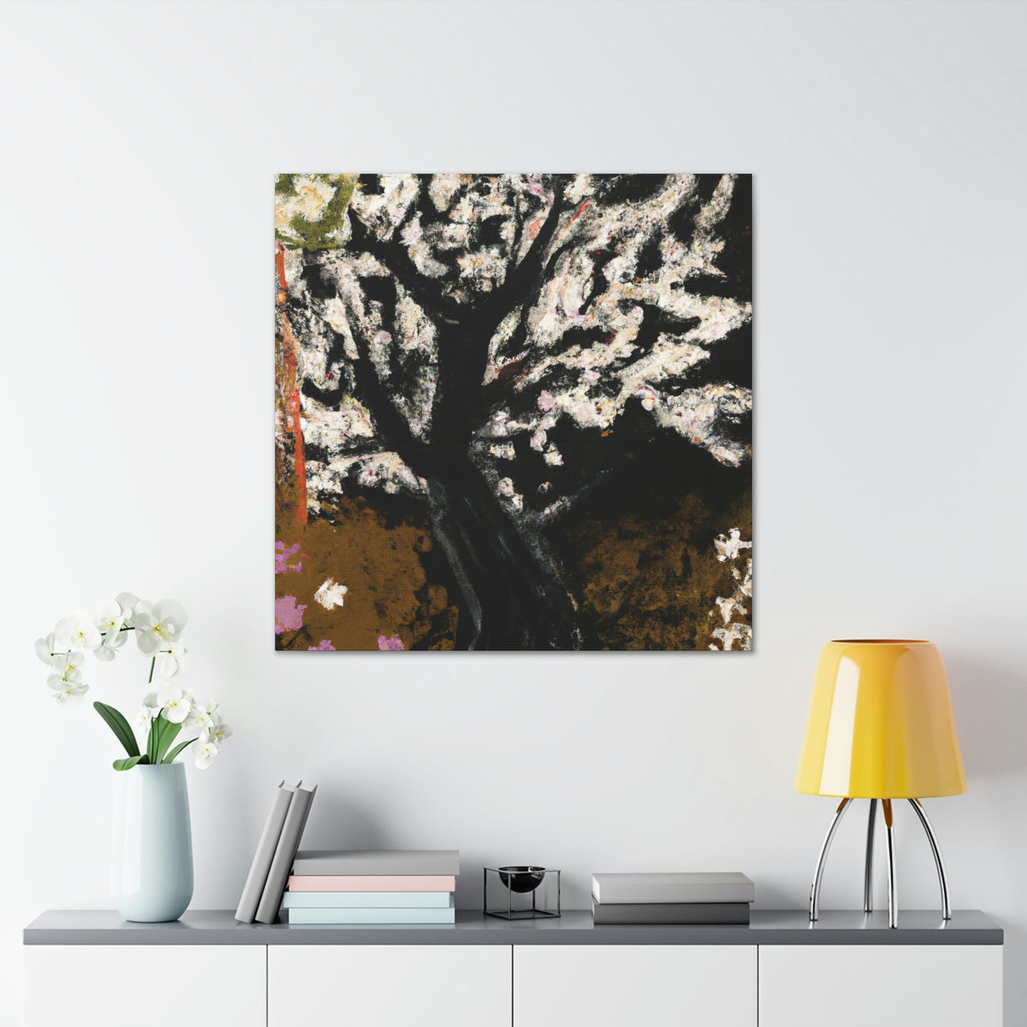 "Cherry Blossom Journey" - Canvas