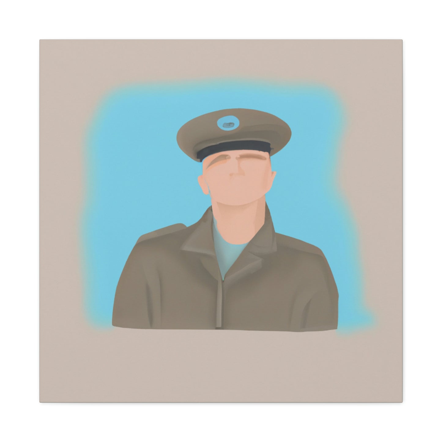 Pilot in Profilescape - Canvas