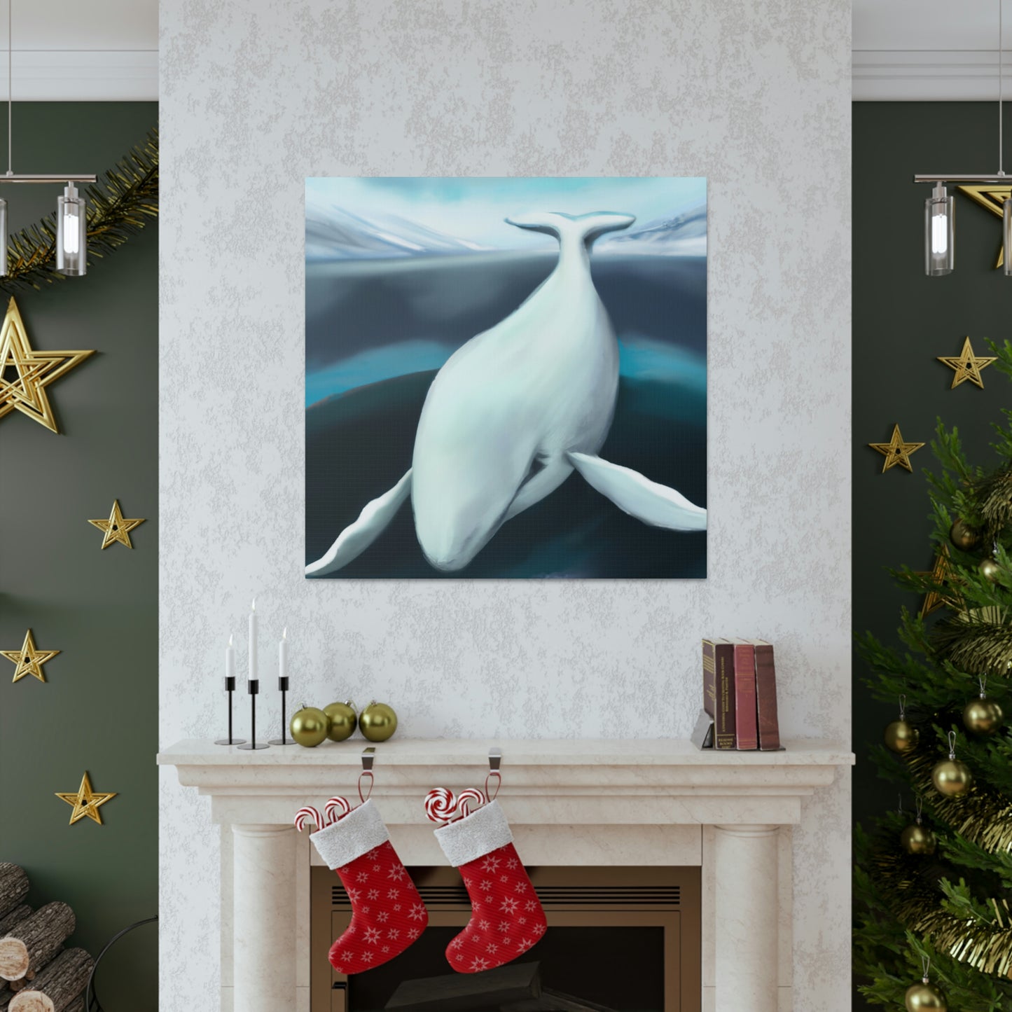 "Bowhead Whale Migration" - Canvas