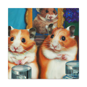 "Hamsters In Art Deco" - Canvas