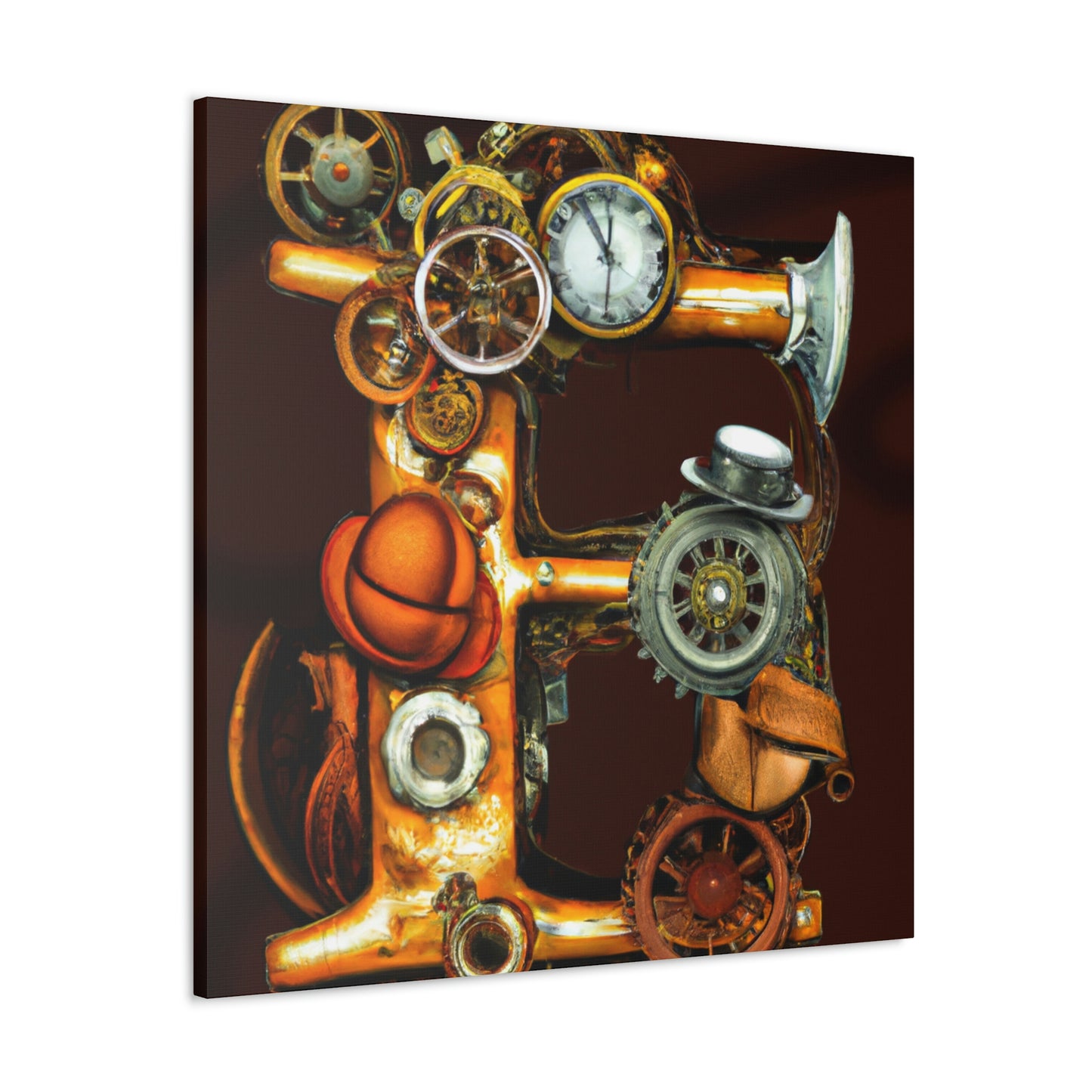 Steam-Powered Reflection - Canvas