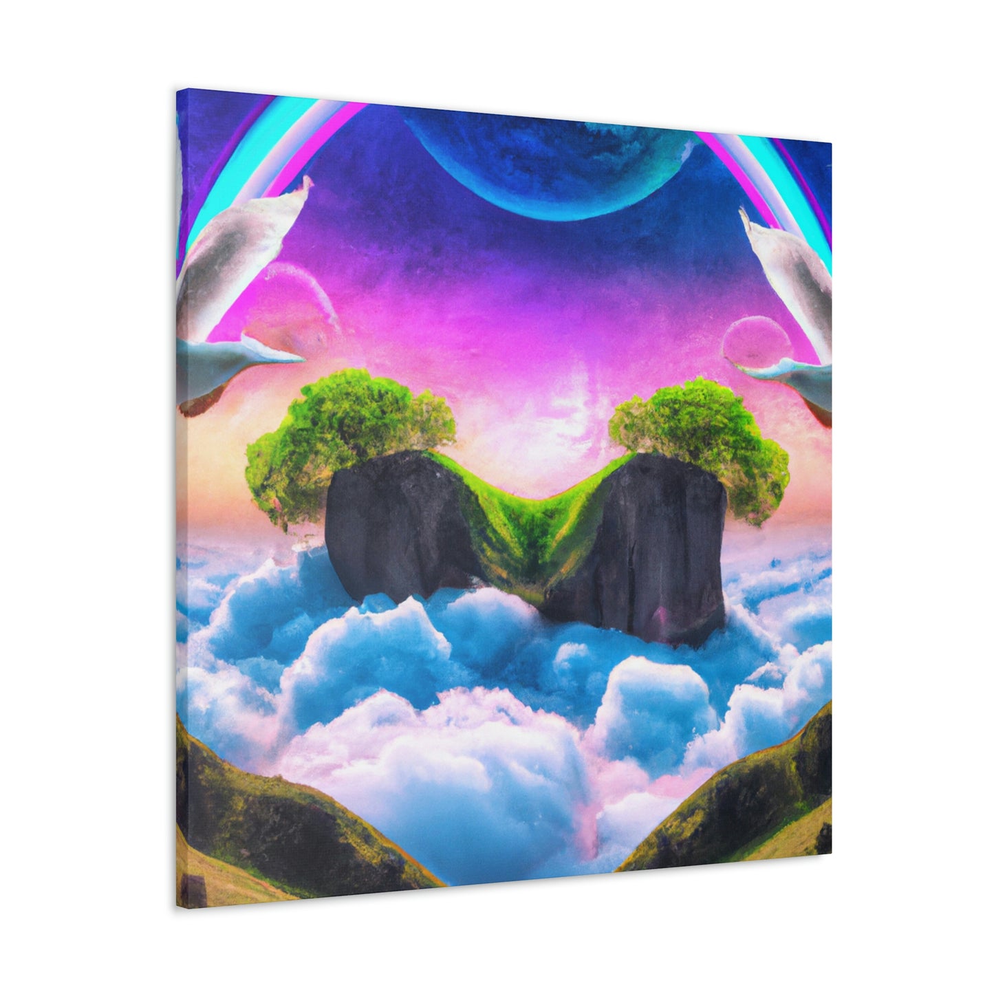 "Dreamy Supernatural Vista" - Canvas