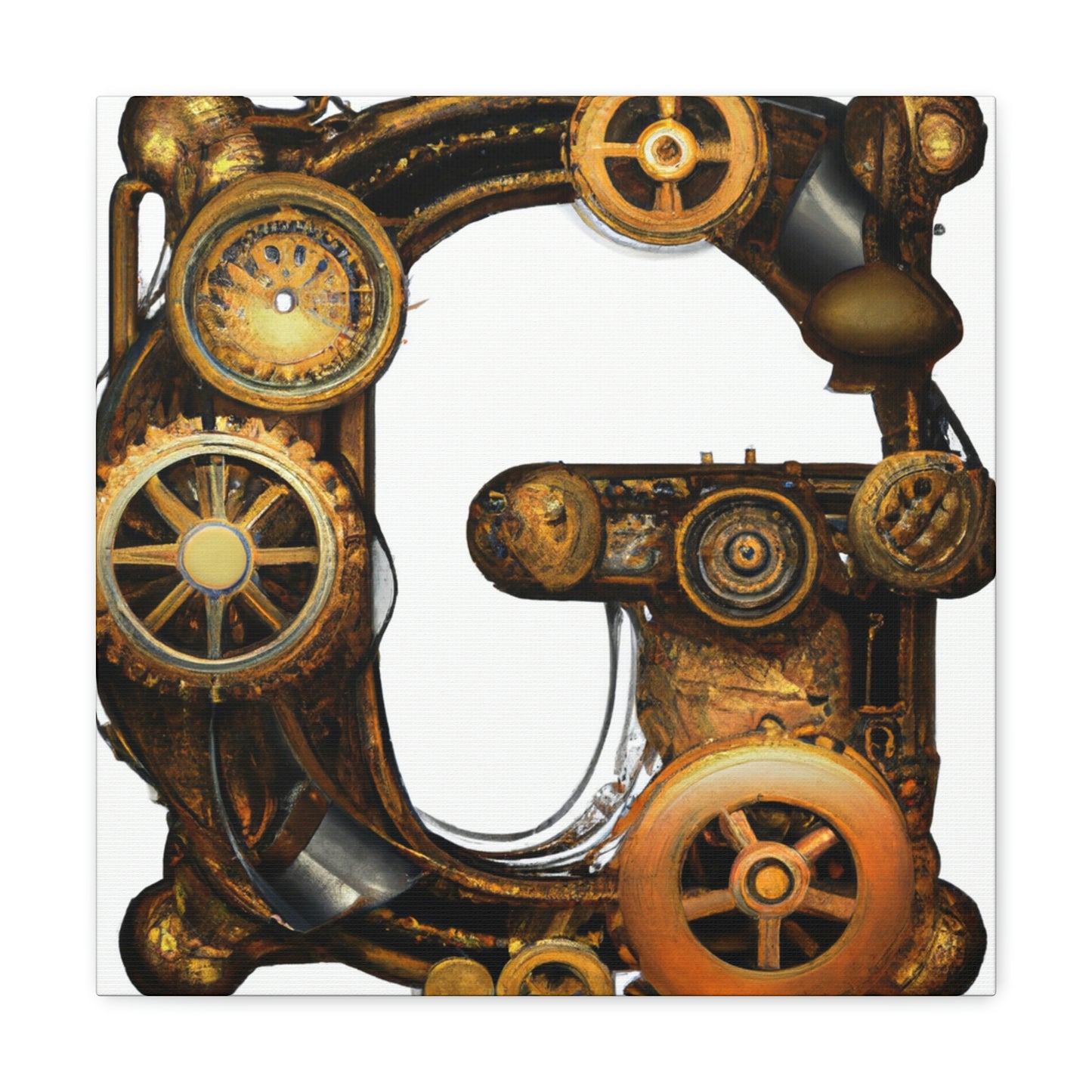 Gears of Progress - Canvas