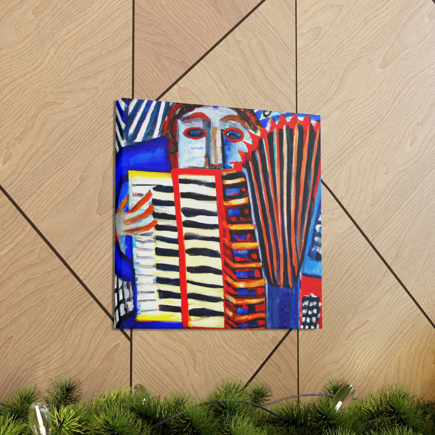 Accordion and Expressionism - Canvas