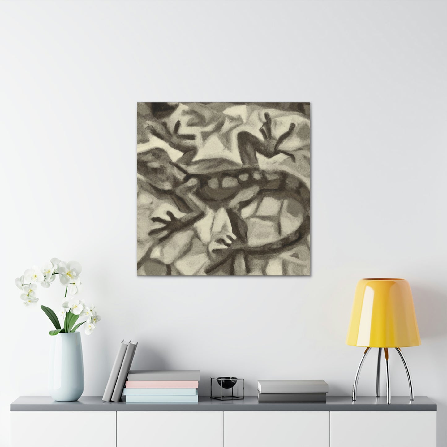 Lizard in Abstraction - Canvas