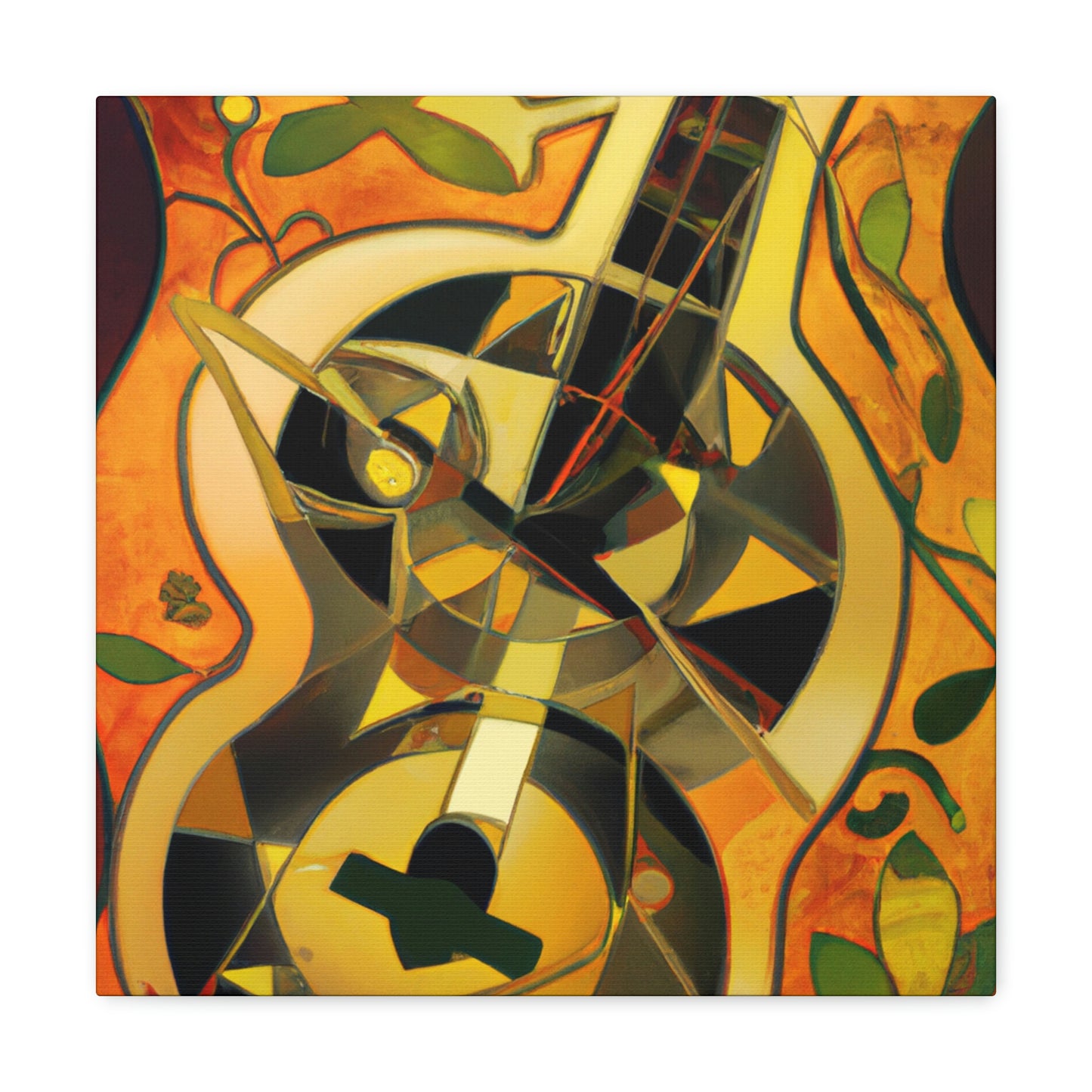 "Mandolin Melody Picture 1920's" - Canvas