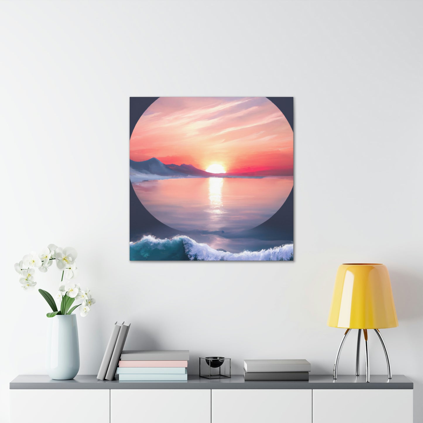 Radiant Reflection Of Life - Canvas