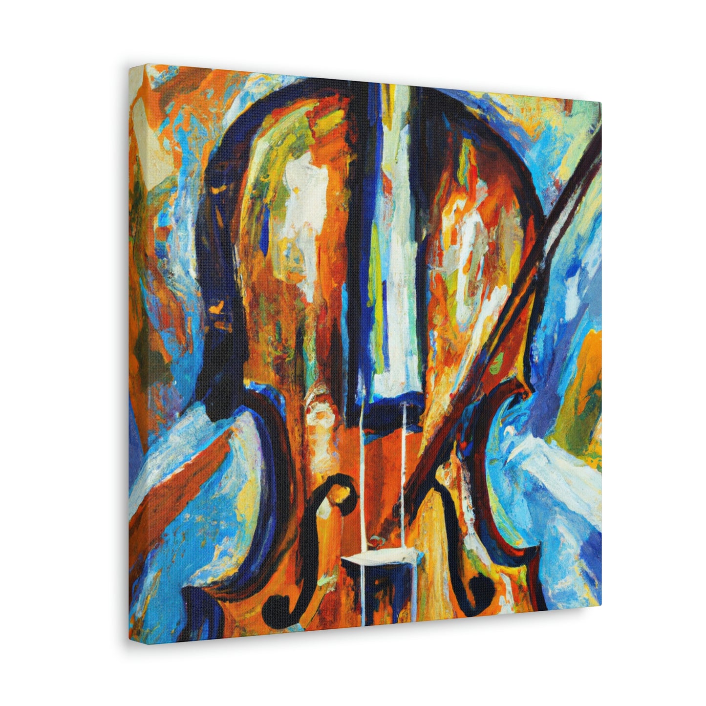 "Music of Expressionism Violin" - Canvas