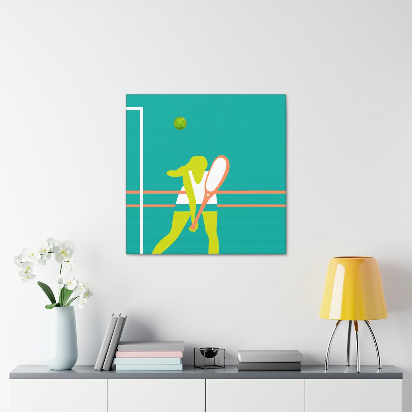 Tennis in Simplicity - Canvas