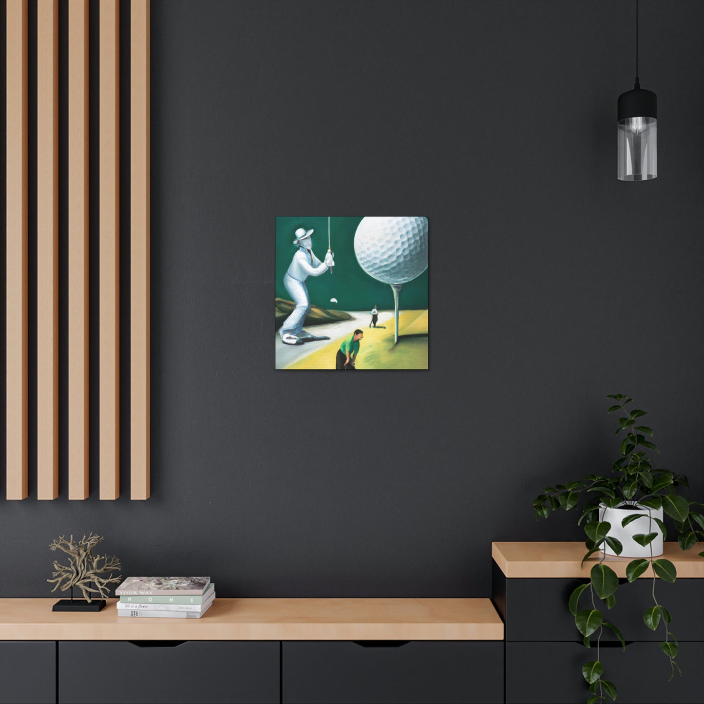 Golfing Through Dreamland - Canvas