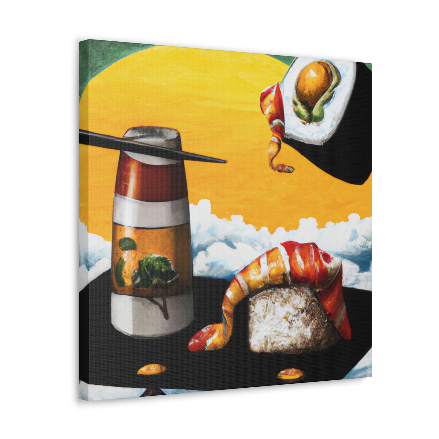 "Sushi in Surrealism" - Canvas