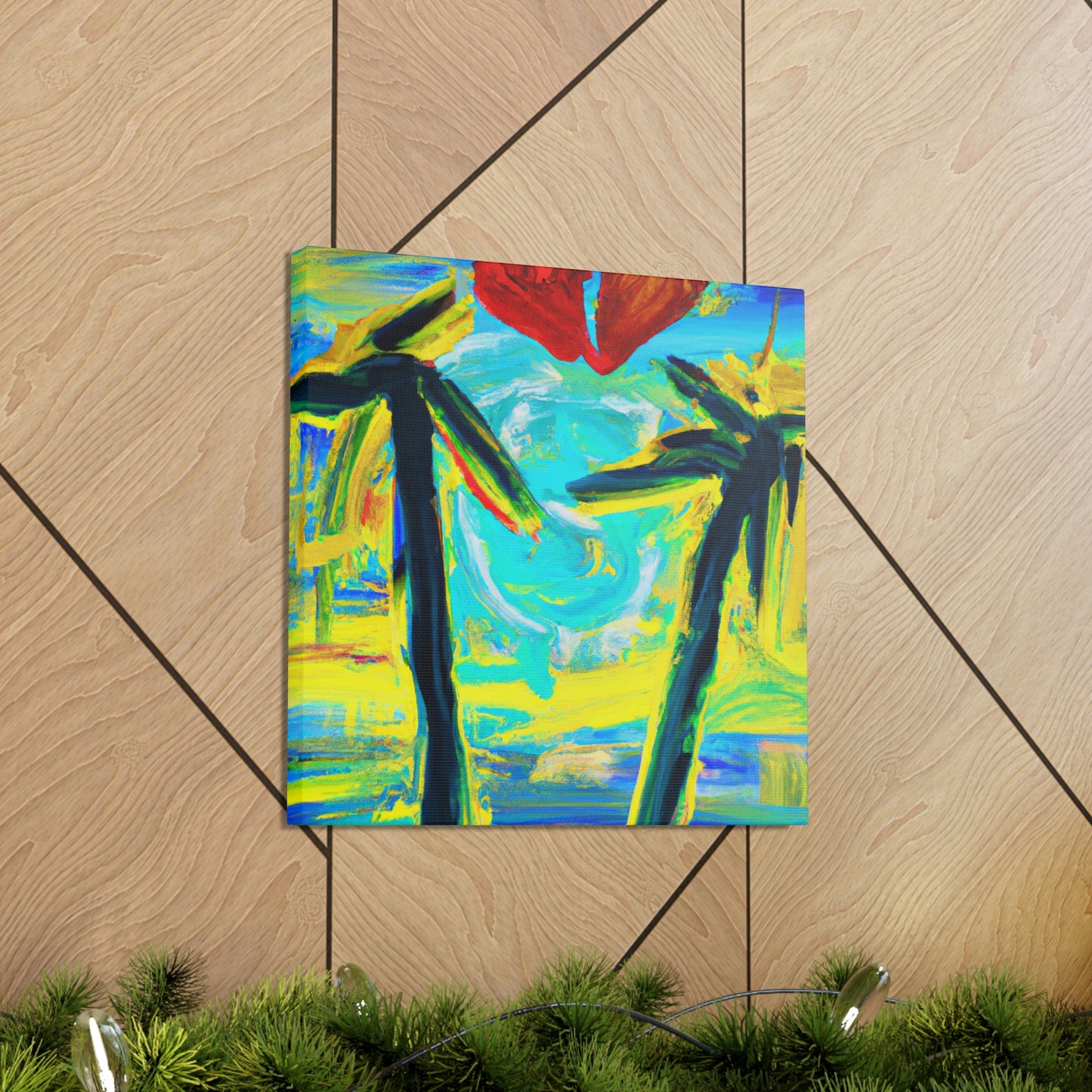 Lovely Palm Treescape - Canvas