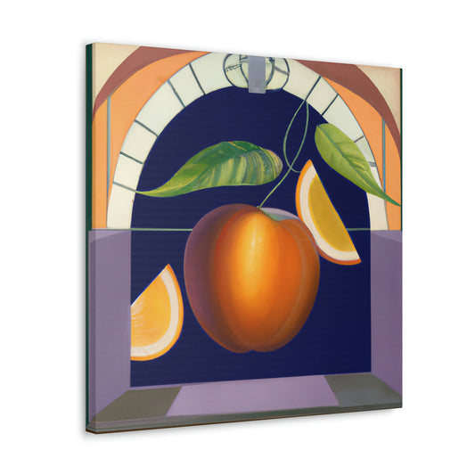 "Lush Art Deco Fruit" - Canvas