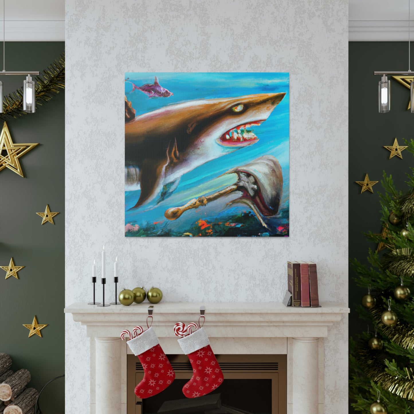 Shark Surrealism Dream - Canvas